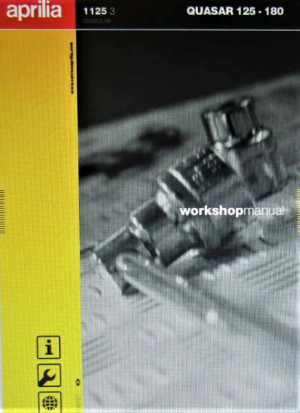 Original Werkstatthandbuch Aprilia Quasar 125 180 Workshop Manual 2004