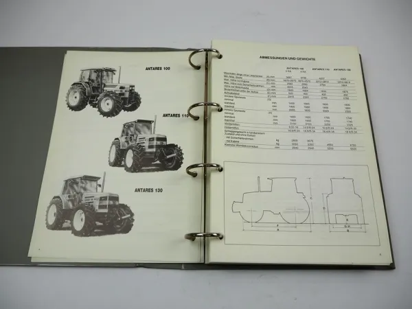 Original Werkstatthandbuch Same Antares 100 110 130 Instandsetzung Reparaturanleitung