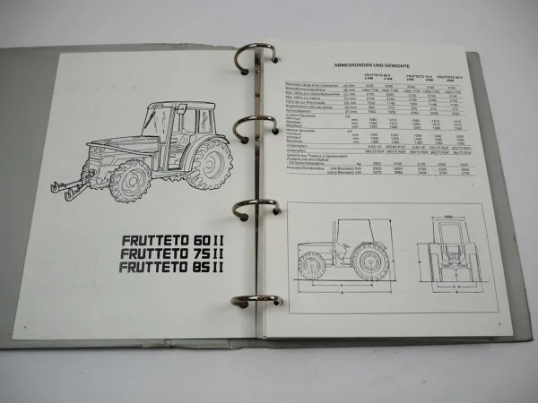 Original Werkstatthandbuch Same Frutteto 60 75 85 II Instandsetzung Reparaturanleitung