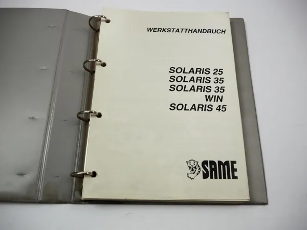 Original Werkstatthandbuch Same Solaris 25 35 WIN 45 Instandsetzung Reparaturanleitung