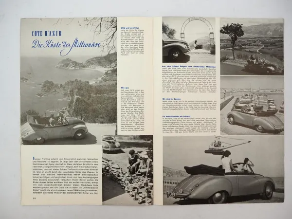 Original Zeitschrift DKW Nachrichten Nr. 22 1953 PKW Postbus Motorrad