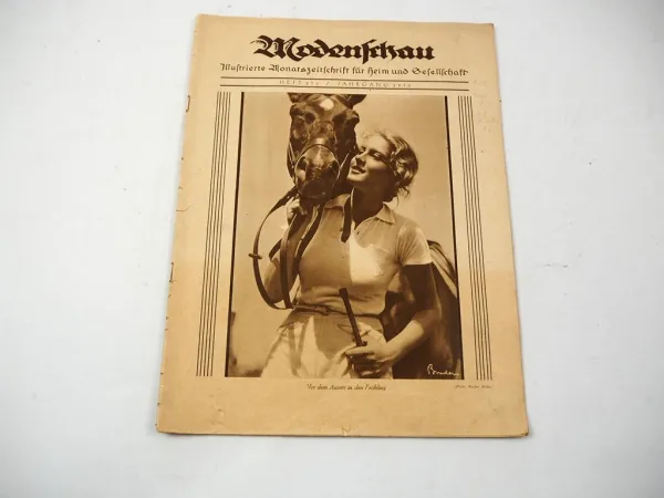 Original Zeitschrift Modenschau 1936 Damenmode