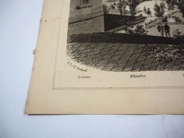 Original Zeitungsblatt Die neue Welt des Schützenhauses zu Leipzig ca. 1865