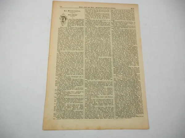 Original Zeitungsblatt Nordwestdeutsches Bezirkschiessen in Hannover ca. 1867