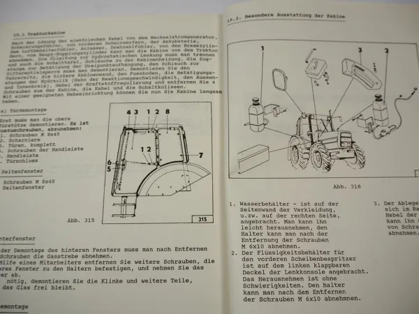 Original Zetor 9520 9540 Schlepper Werkstatthandbuch 1992 Reparaturanleitung