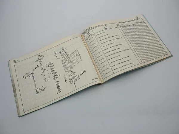 Original ZF 5 S-110 GP Synchroma Getriebe Ersatzteilliste MAN Parts List 10/1978