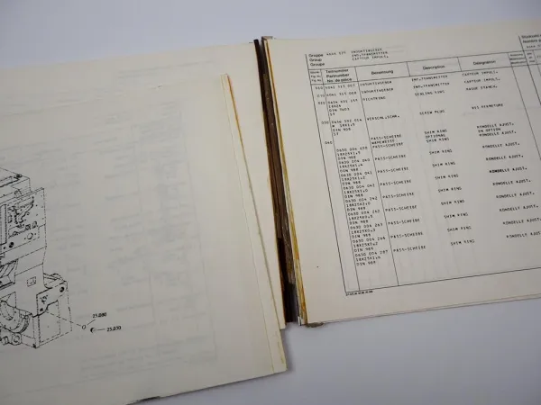 Original ZF 6 WG-200 Hydromedia Getriebe Ersatzteilliste Krupp Parts List 11/89