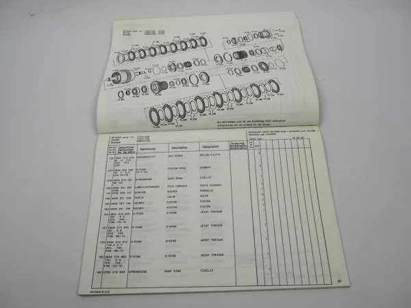 Original ZF 6 WG-251 Hydromediagetriebe Ersatzteilliste Faun Parts List 06/1997