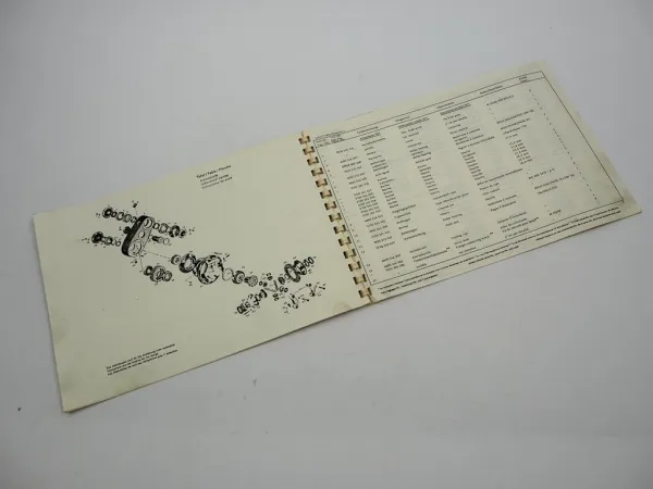 Original ZF Achseinsatz HST Ersatzteilliste Kässbohrer Spare Parts List 04/1985