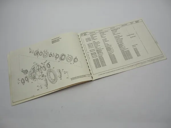 Original ZF Achseinsatz S Ersatzteilliste Neoplan Bus Spare Parts List 10/1982
