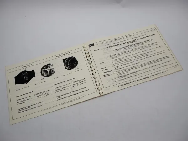Original ZF AP-11/L Planetenachse Ersatzteilliste Zettelmeyer Baumaschinen 2/74