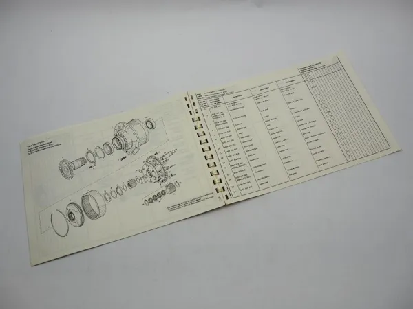 Original ZF AP-15/R Planetenachse Ersatzteilliste Faun Parts List 05/1986