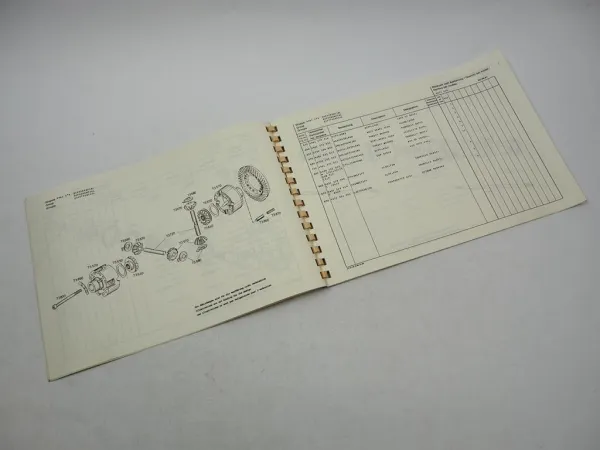 Original ZF AP-355/B Planeten Achse Ersatzteilliste Liebherr Parts List 09/1987