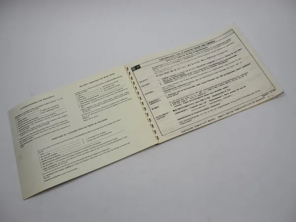 Original ZF AP-407 Planeten Achse Ersatzteilliste Hanomag Parts List 06/1986