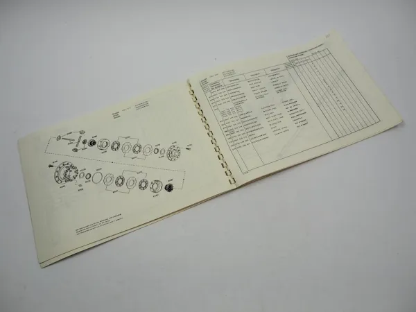 Original ZF AP-407 Planeten Achse Ersatzteilliste Hanomag Parts List 06/1986