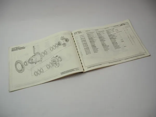 Orig ZF APL-1351/A2K Planetenlenkachse Ersatzteilliste IHC Deutz Eicher Schlüter