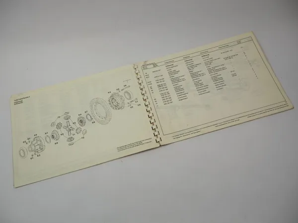 Original ZF APL-3/C Planetenlenkachse Ersatzteilliste Parts List Ahlmann 1978