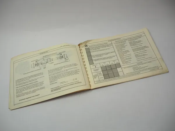 Original ZF APL-3050 Planetenlenkachse Ersatzteilliste Hanomag Schmiervorschrift