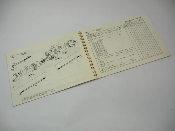 Original ZF APL-330 Planetenlenkachse Ersatzteilliste Spare Parts List Case 1986
