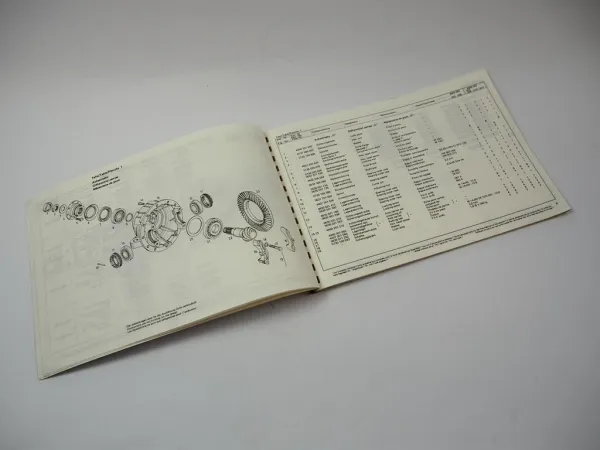 Original ZF APL-5051 C 5052 C CK Planetenlenkachse Ersatzteilliste Parts List