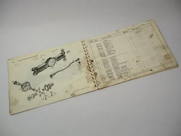 Original ZF APL-B 45/HK Planetenlenkachse Ersatzteilliste Demag Gottwald Gross