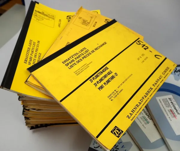 Original ZF Ersatzteillisten Achsen Getriebe 99 Stück zb. VOLVO IVECO MAN Mercedes Benz