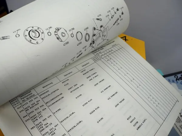 Original ZF Ersatzteillisten Achsen Getriebe 99 Stück zb. VOLVO IVECO MAN Mercedes Benz