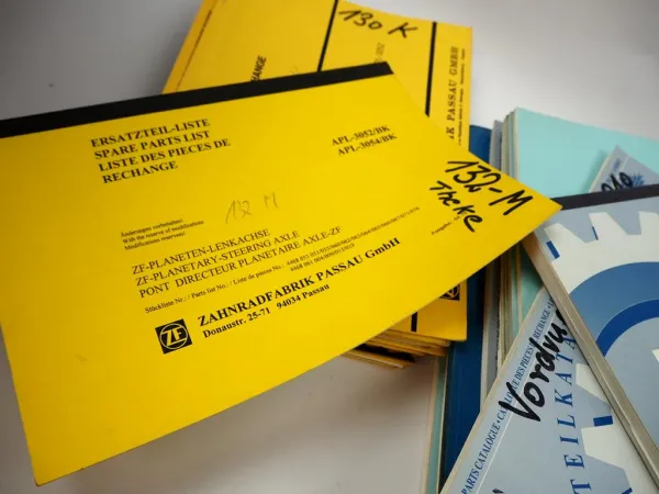 Original ZF Ersatzteillisten Achsen Getriebe 99 Stück zb. VOLVO IVECO MAN Mercedes Benz