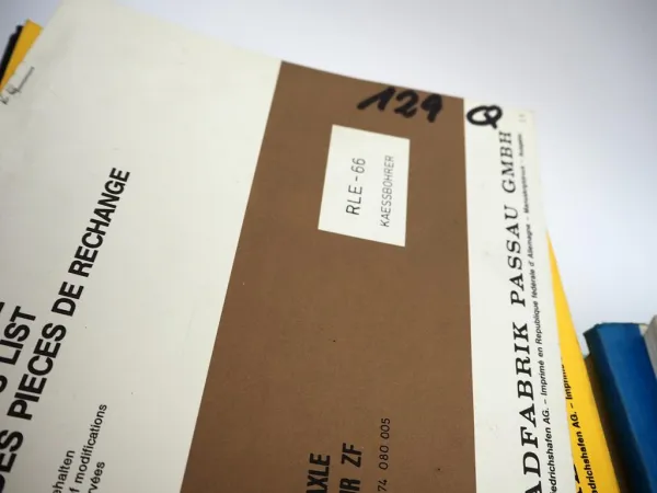 Original ZF Ersatzteillisten Achsen Getriebe 99 Stück zb. VOLVO IVECO MAN Mercedes Benz