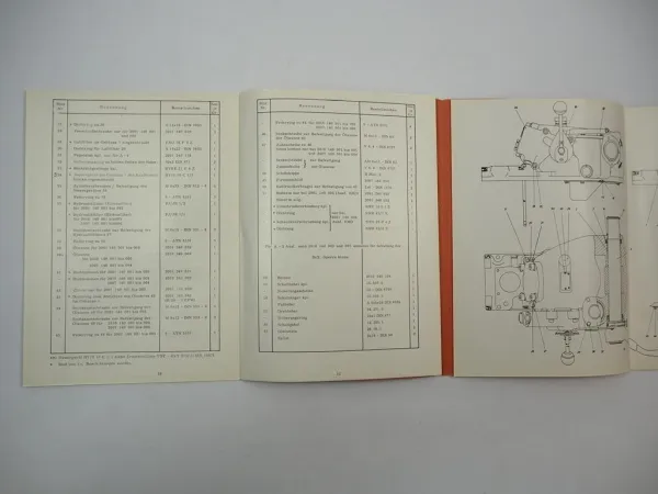 Original ZF Kraftheber für A-4 A-5 A-205 Triebwerk Schlepper Ersatzteilliste