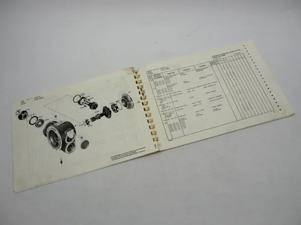 Original ZF PK-4200 Reduplangetriebe Ersatzteilliste Spare Parts List 06/1983
