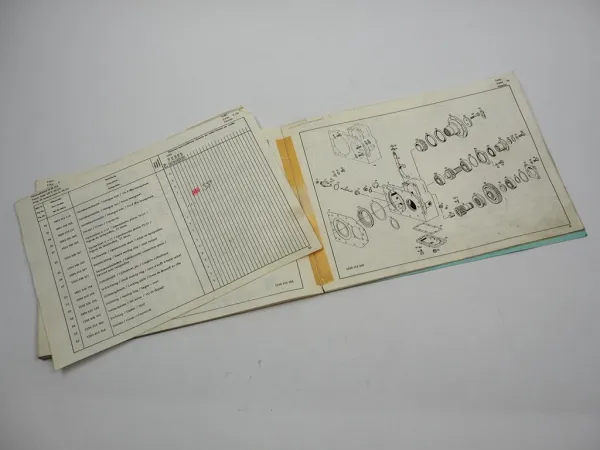 Original ZF S 6-65 Synchroma Getriebe Ersatzteilliste Magirus Parts List 04/1979