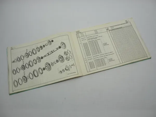 Original ZF S 6-65 Synchroma Getriebe Ersatzteilliste Magirus Parts List 04/1979