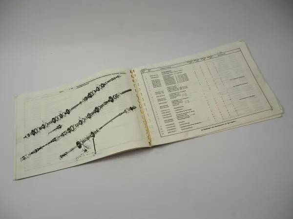 Original ZF T-325 Triebwerk Bedienung Wartung Ersatzteilliste im Schlüter Eicher