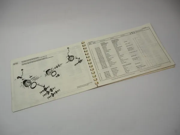 Original ZF T-3312 Schleppertriebwerk Ersatzteilliste Parts List Fendt 1975