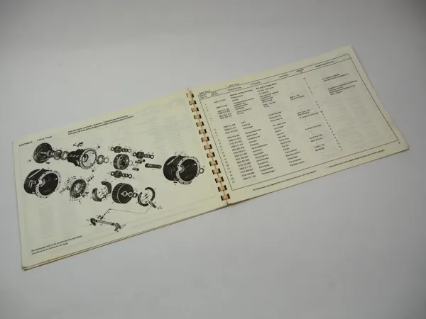 Original ZF T-3312 Schleppertriebwerk Ersatzteilliste Parts List Fendt 1977