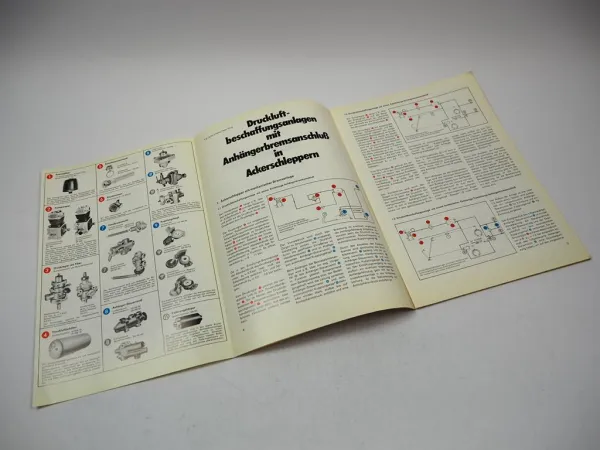 Originale Werkszeitschrift Graubremse Druckluftbeschaffungsanlagen in Schleppern