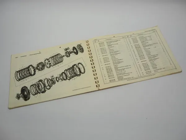 Orig. ZF 4PW 45 H Planetenwendegetriebe Ersatzteilliste Bonlinder Munktell 02/73