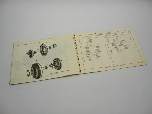 Orig. ZF 4PW 45 H Planetenwendegetriebe Ersatzteilliste Bonlinder Munktell 02/73