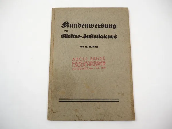 Osram Werbung Kundenwerbung Schaufenster Elektro Installateur 1934