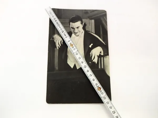 Pappfoto Dracula Carlos Villarius Spanien 1967 Poster-Card