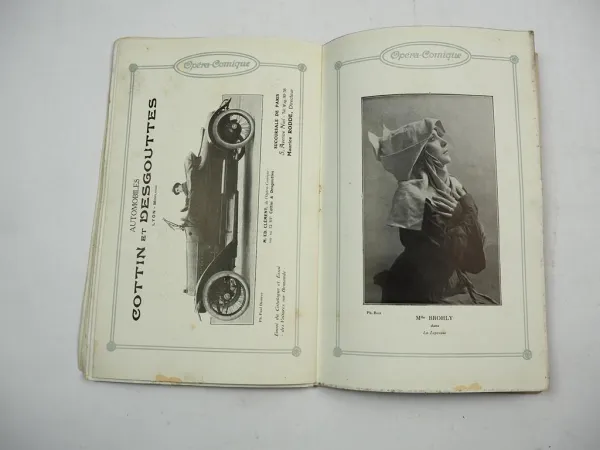 Paris Theatre national de LOpera Comique 1914 Theater Programm Jugendstil