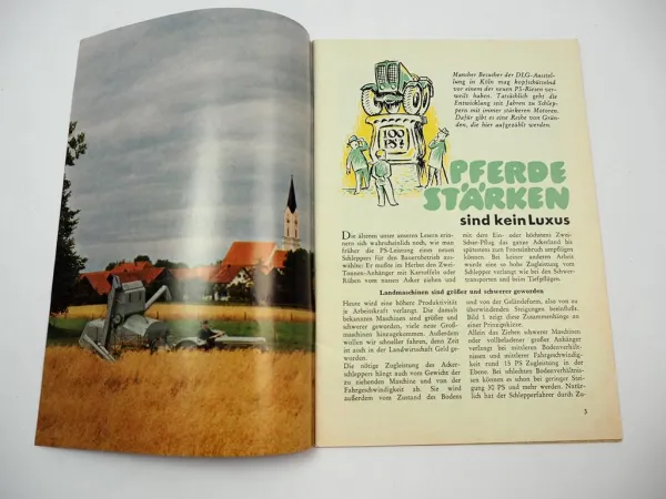PB Landberater Traktor Schlepper Broschüre Werbeheft 1970