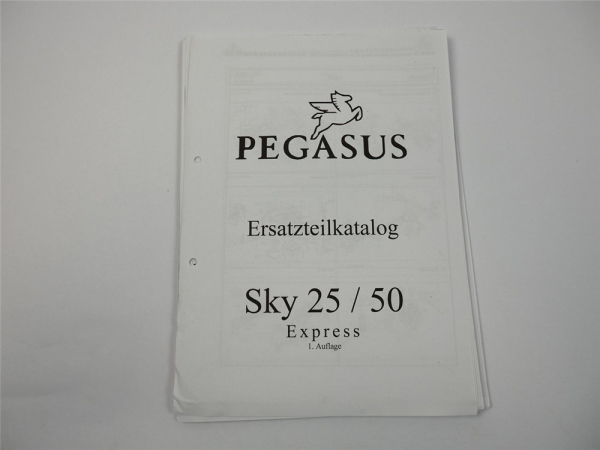 Pegasus Sky 25 50 Express Motorroller Ersatzteilliste Ersatzteilkatalog 2004