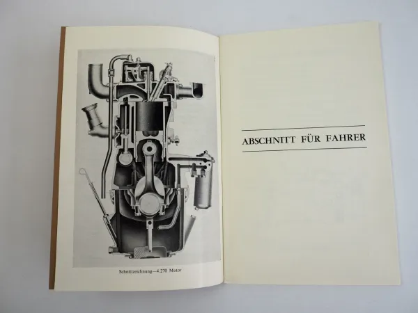 Perkins 4.270 Dieselmotor Handbuch Bedienungsanleitung Wartung 1961