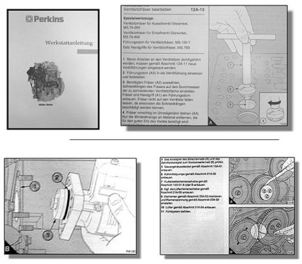 Perkins 900er Serie Motoren Reparaturhandbuch