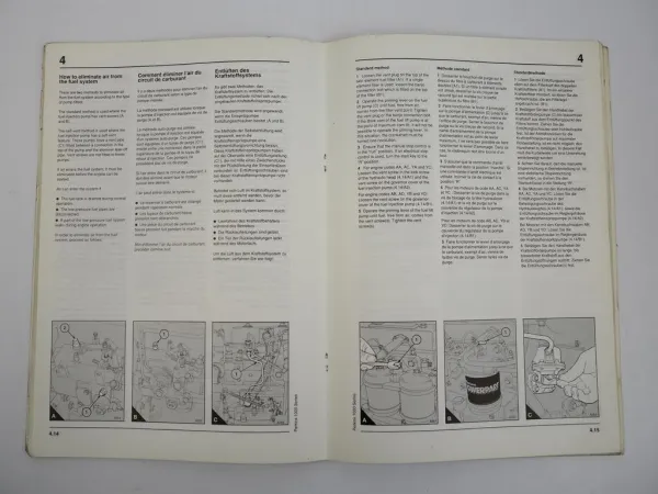 Perkins Motoren 1000 Serie 4 u. 6 Zylinder Betriebsanleitung Users Handbook 1997