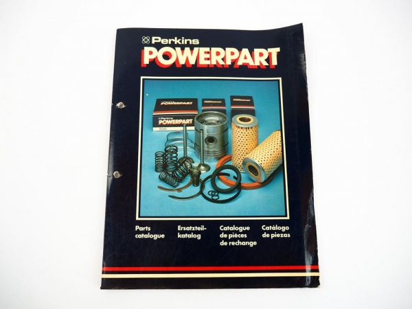 Perkins Powerpart Ersatzteilkatalog Parts Catalogue 1980