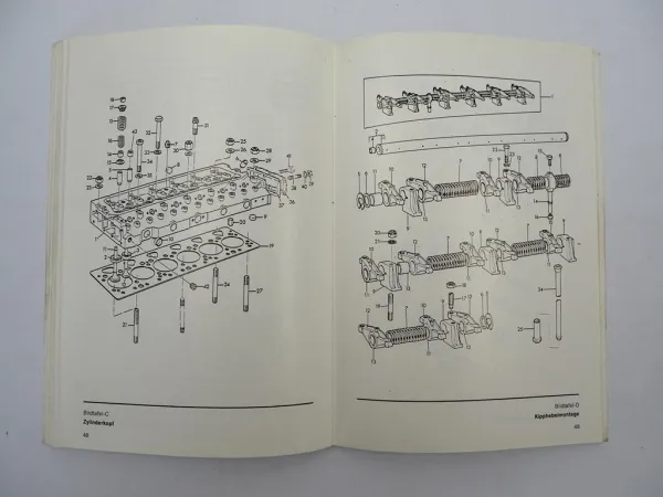 Perkins T6.3544 6.3544 6.3724 Dieselmotor Betriebsanleitung Ersatzteilliste 1980