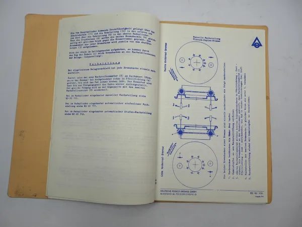 Perrot Bremsen für Nutzfahrzeuge Baumaschinen Stapler Beschreibung Einstellung